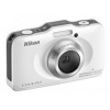 PhotoCamera Nikon CoolPix S31 white 10Mpix Zoom3x 2.7" 720p 26Mb SDHC CCD IS el KPr/DPr/WPr/защищеннаяEN-EL12  (VNA320E1)