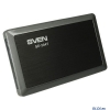 Внешний HDD бокс SVEN  SE-204T, 2.5", встроенный USB кабель, черный (SV-07100204T)