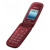 Мобильный телефон Samsung GT-E1272 красный раскладной 2Sim 1.77" 128x160 GSM900/1800 MP3 FM (GT-E1272GRASER)