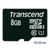 Карта памяти MicroSDHC 8GB Transcend Class10 UHS-I (TS8GUSDU1)