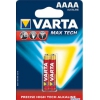Батарейки VARTA MAX TECH AAAA блистер 2
