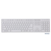 Клавиатура BTC 6390U-W USB White ультратонкая, с ножничным механизмом клавиш
