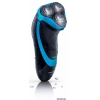 Бритва Philips AT750/16 AquaTouch, роторная, сухое/влажное, аккум на 40 мин, 3 плавающие головки, черный/синий