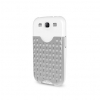 Чехол для GALAXY S III (FRILL) - из твердого пластика с отделением для визиток, белый. (iLuv-iSS247WHT)