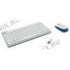 Logitech Wireless Combo MK240  (Кл-ра, FM,USB+Мышь 3кн,Roll,FM,  USB) <920-005791>