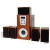 Колонки T&D  TDE 311 Cherry- 5.1 system, 75W, Sat-5x10W, SW-25W RMS, 45-18000Hz, S/N -65dB (SW, Sat- дерево) дисплей-индикатор, электронное управление