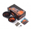 Колонки автомобильные Edge ED206 180Вт 16см (6.5дюйм) (ком.:2кол.) коаксиальные четырехполосные