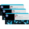 Картридж струйный HP 771C B6Y32A хроматический красный x3уп. для HP DJ Z6200 (775мл)