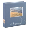 Фотоальбом Livorno, 10x15/200, 22х22 см, 100 страниц, карман для CD, голубой, Hama     [OsF] (H-10674)