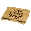 Подставка охлаждающая для ноутбуков Bamboo, для дисплеев до 44 см (17"), USB, материал бамбук, цвет натуральный, Hama     [OxN] (H-53071)