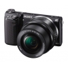 PhotoCamera Sony Alpha NEX-5TL kit black 16.1Mpix 16-50 3" 1080p SDXC CMOS 1x0 24minF rotLCD 7fr/s RAW 0fr/s HDMI Ком-т с объективом, NFCNP-FW50 (NEX5TLB.RU2)