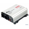 Инвертор авто RITMIX RPI-6100 чистая синусоида eвророзетка x2 и USB-порт/USB - 500 мА, подключение напрямую к аккумулятору автомобиля,  600 Вт