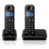 Р/Телефон Dect Philips D1502B/51 черный 2 трубки