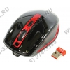A4-Tech <G11-590HX-4 Black&Red> (RTL)  USB  5btn+Roll,  беспроводная