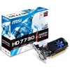 Видеокарта MSI PCI-E ATI R7730-1GD3/LP Radeon HD 7730 1Gb 128bit DDR3 800/1600 DVI/HDMI/DP/HDCP RTL