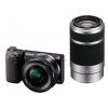 PhotoCamera Sony Alpha NEX-5TY kit silver 16.1Mpix 16-50 / 55-210 3" 1080p SDXC CMOS 1x0 24minF rotLCD 7fr/s RAW 0fr/s HDMI Ком-т с объективом, NFCNP-FW50 (NEX5TYS.RU2)