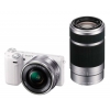 PhotoCamera Sony Alpha NEX-5TY kit white 16.1Mpix 16-50 / 55-210 3" 1080p SDXC CMOS 1x0 24minF rotLCD 7fr/s RAW 0fr/s HDMI Ком-т с объективом, NFCNP-FW50 (NEX5TYW.RU2)