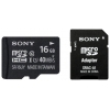 Флеш карта microSDHC 16Gb Class10 Sony SR16UYAT + adapter