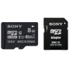 Флеш карта microSD 8Gb Class10 Sony SR8UYAT + adapter