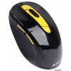 Мышь A4-Tech G11-570HX-2 (Yellow) беспроводная, желтый, размер М, Holeless,800-2000dpi, 7кн, 4D колесо, Nano 15м 2.4Ghz 125-500Hz 3 dev, LI-ion аккум.