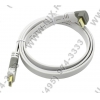 Kreolz <CHH12f> Кабель HDMI to HDMI (19M -19M) 1.2м плоский High Speed with  Ethernet  Г-образный  коннектор