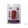 Мышь беспроводная CBR CM 530 Bt Red оптика, 800/1200/1600dpi, 2 доп.кл., софттач, мини