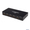 Разветвитель HDMI Cablexpert, HD19F/4x19F, 1 компьютер - 4 монитора