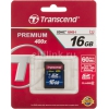 Флеш карта SDHC 16Gb Class10 Transcend TS16GSDU1 Premium w/o adapter