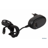 Сетевое зарядное устройство GINZZU GA-3108UB СЗУ 5В/1.3A, USB + miniUSB