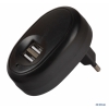 Сетевое зарядное устройство GINZZU GA-3213UB СЗУ 5В/2.5A, 2xUSB, для APPLE, Samsung, BlackBerry, HTC