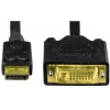 Кабель Hama H-54593 00054593 DisplayPort (m) DVI-D Dual Link (m) 1.8м черный
