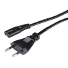 Кабель Hama H-42141 питания для бытовой электроники 1.5 м черный (00042141) (мин.кол.5)