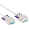 Кабель Hama H-41750 последовательный (serial) 9-pin D (f-f) 1.8 м серый (00041750)