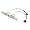 Адаптер Hama H-45020 USB внутренний/внешний 2порта 0.45m