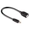 Адаптер Hama H-39626 USB 2.0 mini B-A (m-f) 0.1 м 1зв черный (00039626)