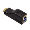 Адаптер Hama H-54509 USB 3.0 micro B-B (m-f) черный (00054509)