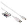 Кабель Hama H-78469 USB 2.0 A-mini B (m-m) 3.0 м позолоченные контакты экранированный 3зв белый (00078469)