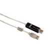 Кабель USB2.0 Hama A-A (m-m) 1.95m прозрачный (H-49248) (00049248)