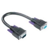Кабель VGA Hama 15p/15p (m-f) 1.8m двойное экранирование ферритовый фильтр черный (H-41936) (00041936)