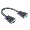 Кабель VGA Hama 15p/15p (m-f) 3m двойное экранирование ферритовый фильтр черный (H-41937) (00041937)