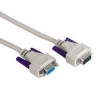 Кабель Hama H-42099 VGA удлинительный 15p/15p (m-f) 3.0 м серый (00042099)