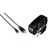 Зарядное устр. Hama H-108385 USB для Blackberry Playbook/ iPad/iPad2 и других 100-240В 50-60Гц черн  (00108385)