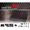 Подставка для ноутбука GlacialTech V-Shield VF black/red 15.6" (295x370x45mm) USB(CN-VF00A000AC0001)
