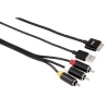 Кабель Hama 30PMFI для iPad 1/2/3/iPod/iPhone 3xRCA+USB 2.0-30pin 1.8м черный (H-106341) (00106341)