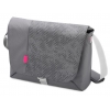 Сумка для ноутбука 15-16.4" Dicota Bounce Messenger grey/pink (390x275x40) (D30257)