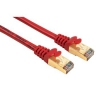 Патч-корд Hama H-54597 8p8c (RJ45) (m-m) CAT5e STP 0.5 м 1000 Мбит/с экранированный красный (00054597) (мин.кол.5)