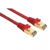 Патч-корд Hama H-46711 8p8c (RJ45) (m-m) CAT5e STP 1.5 м 1000 Мбит/с позолоченные контакты красный  (00046711) (мин.кол.5)