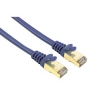 Патч-корд Hama H-46714 8p8c (RJ45) (m-m) CAT5e STP 1.5 м 1000 Мбит/с позолоченные контакты синий (00046714)