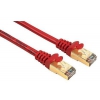 Патч-корд Hama H-34083 8p8c (RJ45) (m-m) CAT5e STP 5.0 м 1000 Мбит/с позолоченные контакты красный (00034083)