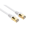 Патч-корд Hama H-78409 8p8c (RJ45) (m-m) CAT5e STP 5.0 м 1000 Мбит/с экранированный 1зв белый (00078409) (мин.кол.5)